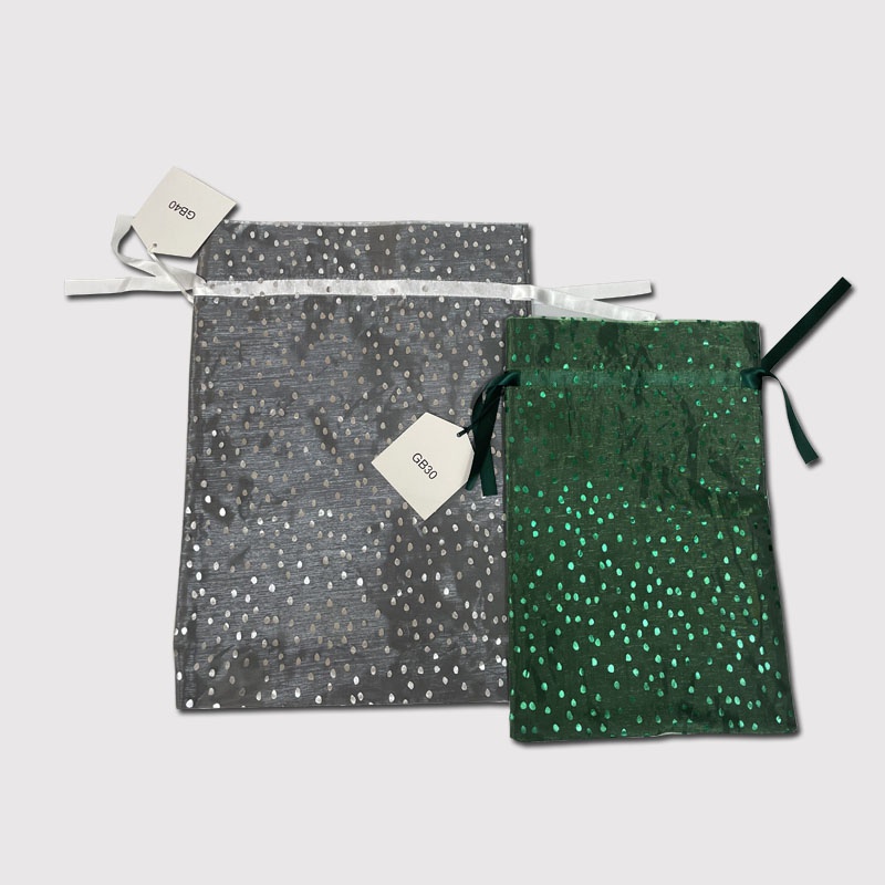 Organza stitching non-woven gift bag