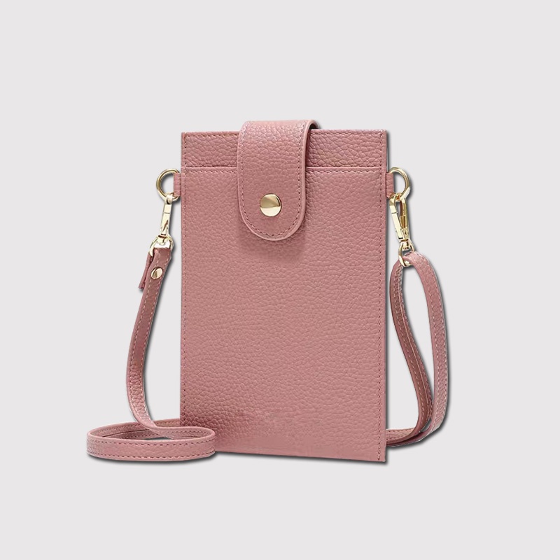 Pink one-shoulder gift card bag