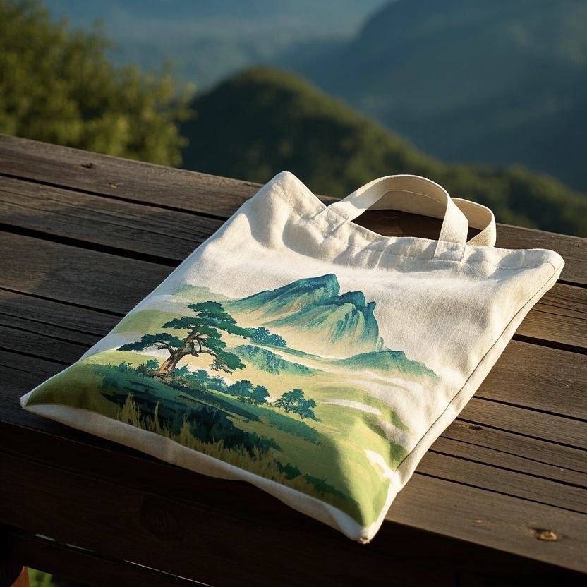 Color-printed Canvas Gift Bag